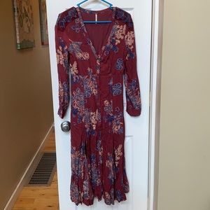 Mid length floral dress